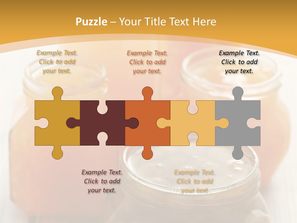 Fruity Jar Fruit PowerPoint Template