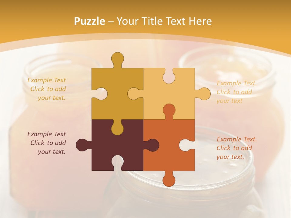 Fruity Jar Fruit PowerPoint Template