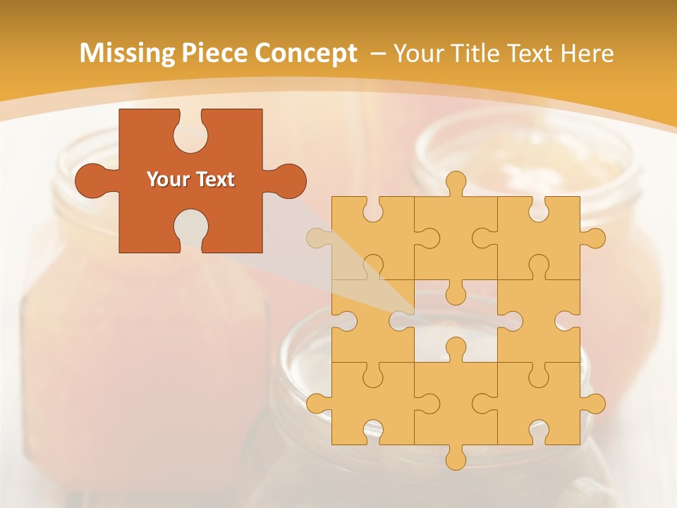 Fruity Jar Fruit PowerPoint Template