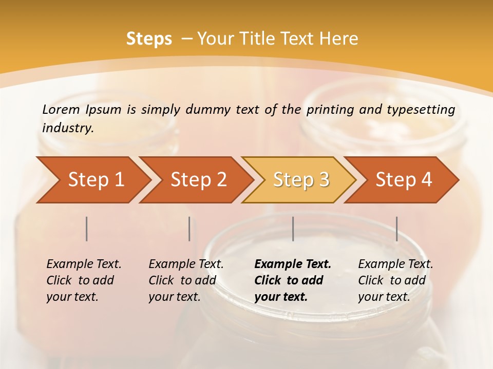 Fruity Jar Fruit PowerPoint Template