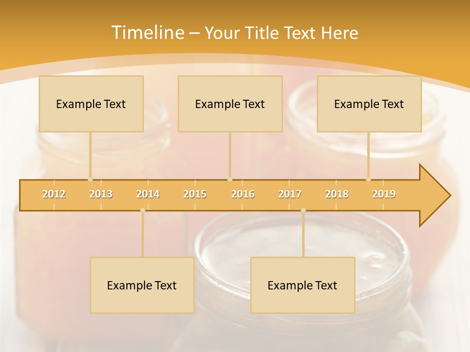 Fruity Jar Fruit PowerPoint Template