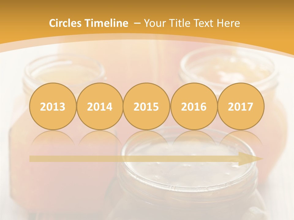 Fruity Jar Fruit PowerPoint Template