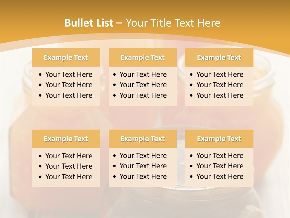 Fruity Jar Fruit PowerPoint Template