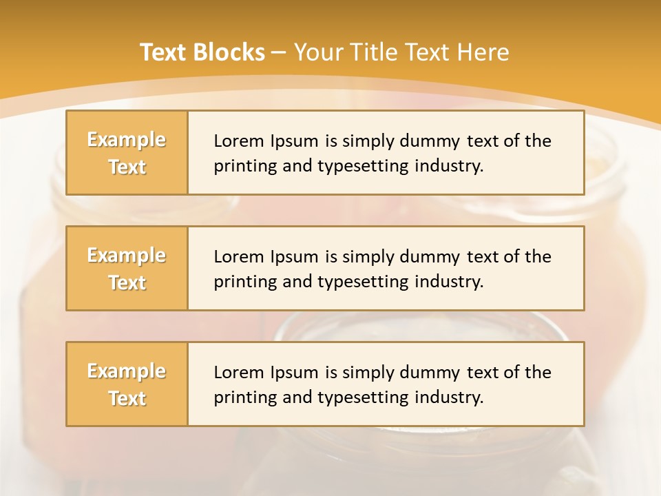 Fruity Jar Fruit PowerPoint Template