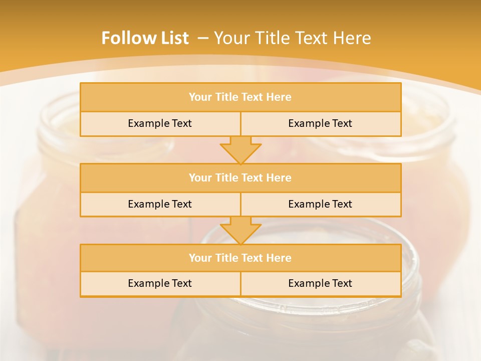 Fruity Jar Fruit PowerPoint Template