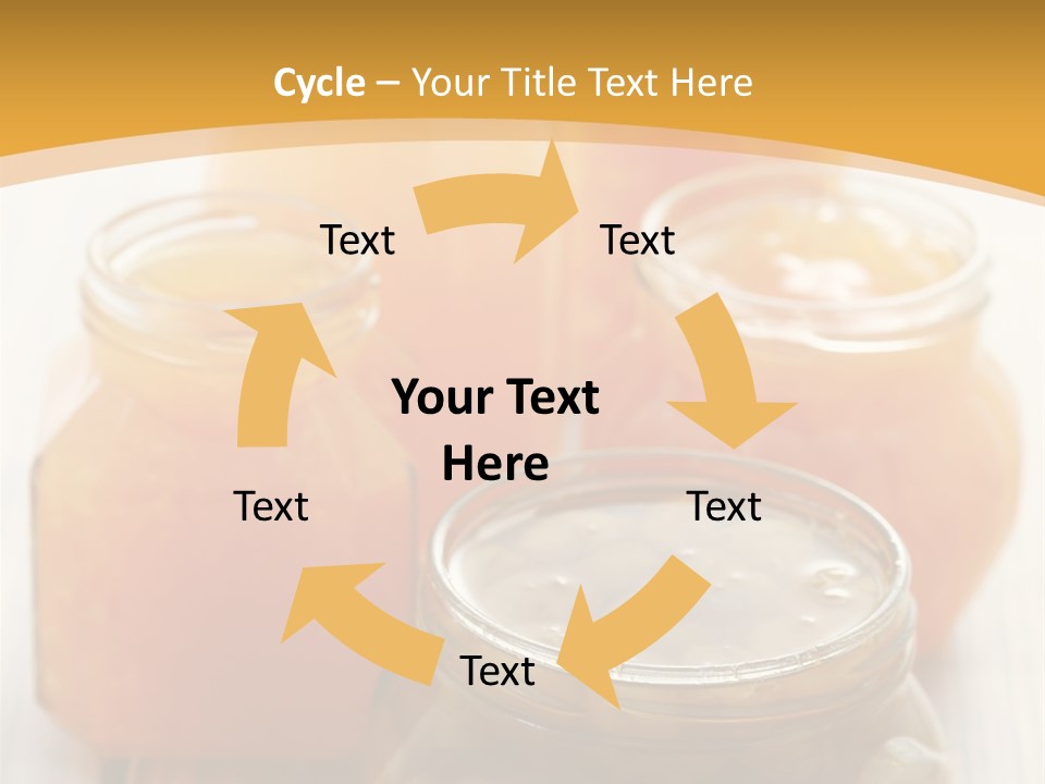 Fruity Jar Fruit PowerPoint Template