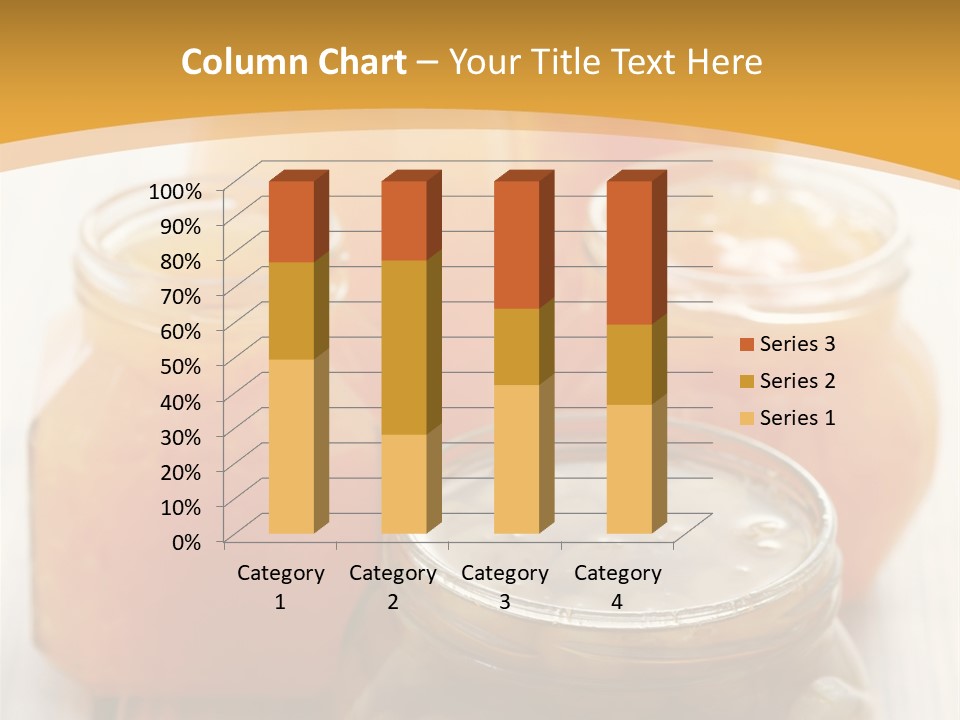 Fruity Jar Fruit PowerPoint Template
