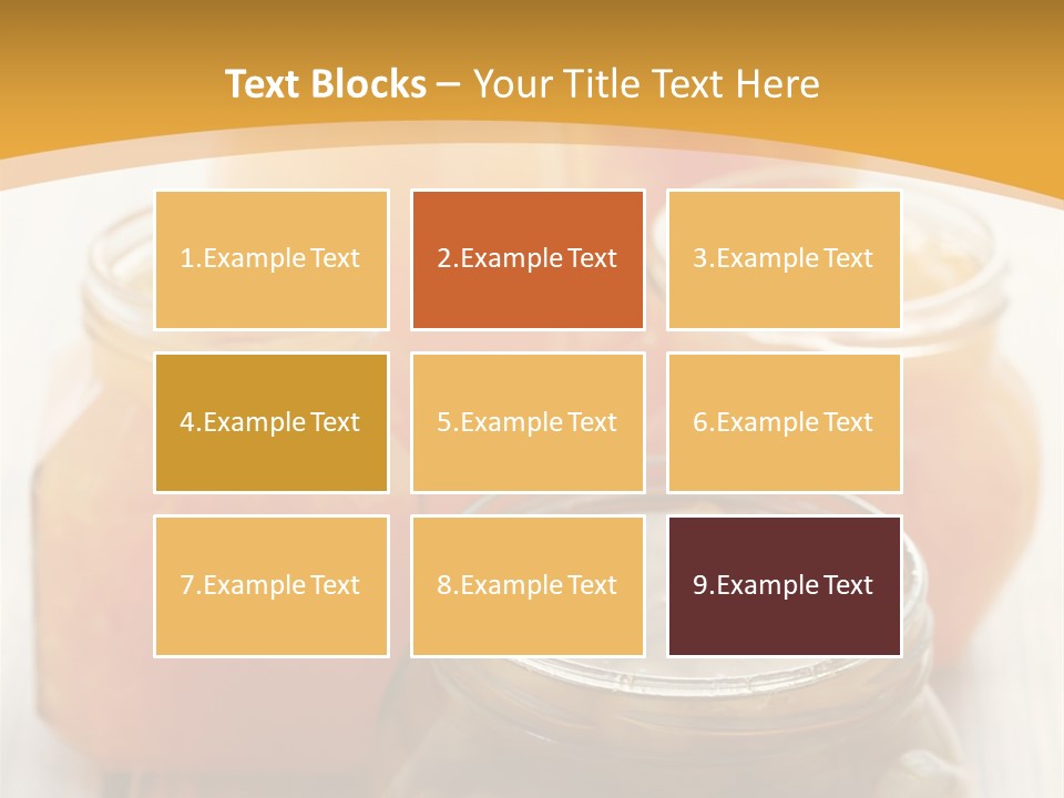 Fruity Jar Fruit PowerPoint Template