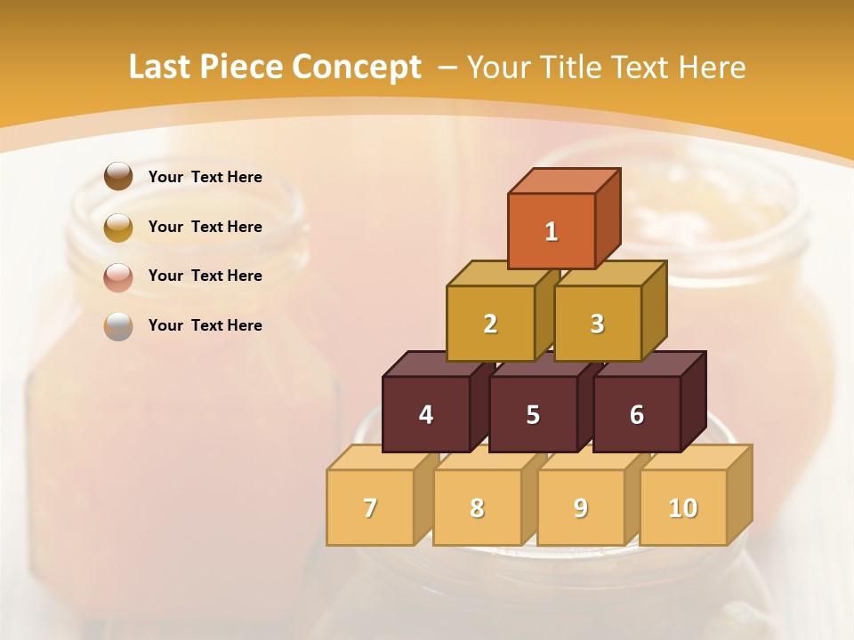 Fruity Jar Fruit PowerPoint Template