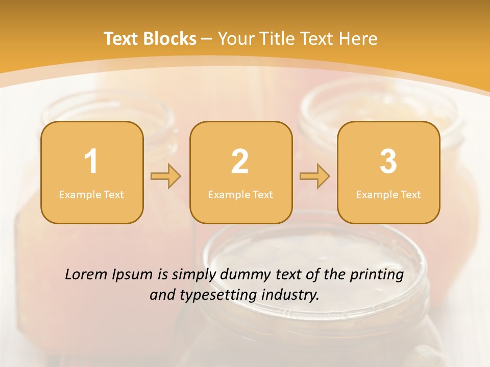 Fruity Jar Fruit PowerPoint Template