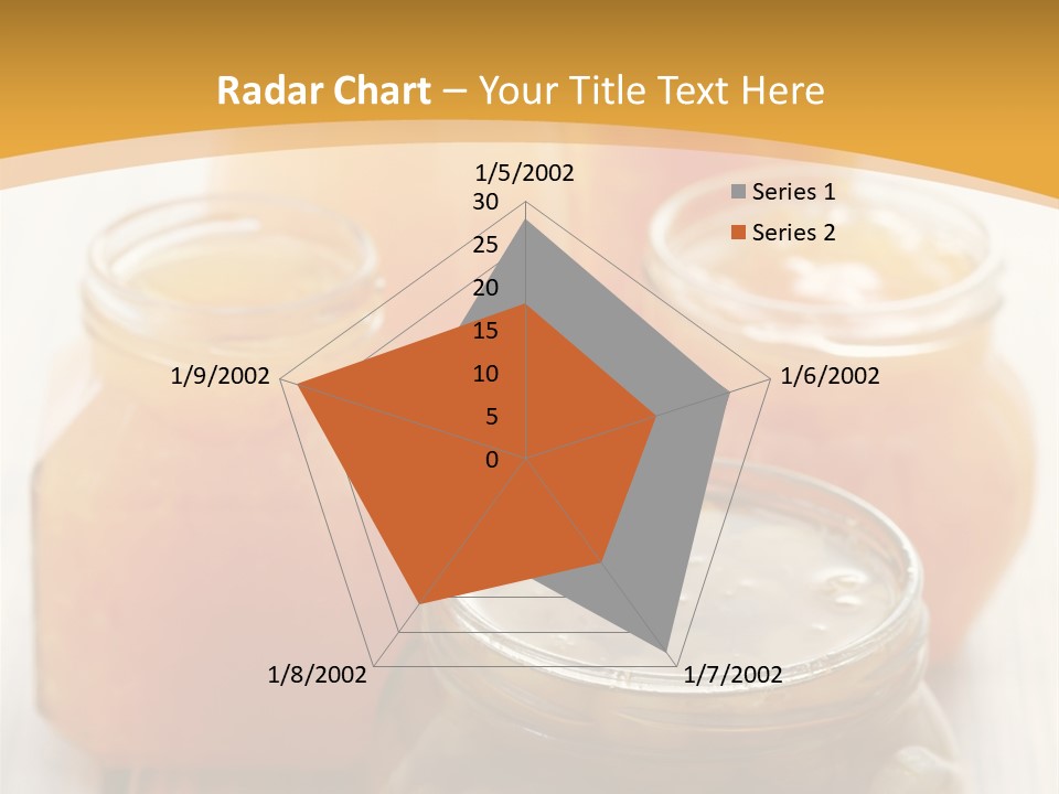 Fruity Jar Fruit PowerPoint Template