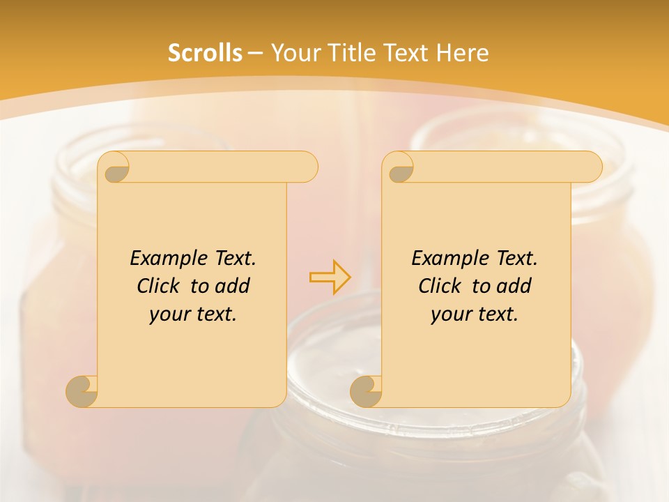 Fruity Jar Fruit PowerPoint Template
