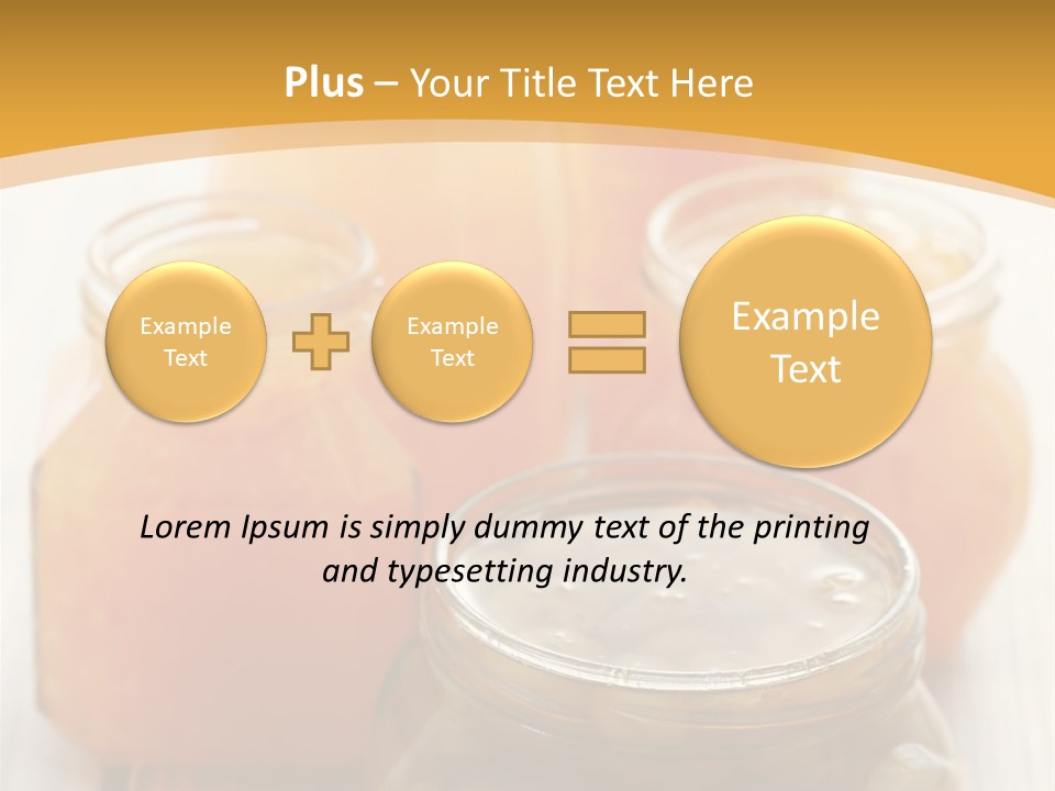 Fruity Jar Fruit PowerPoint Template