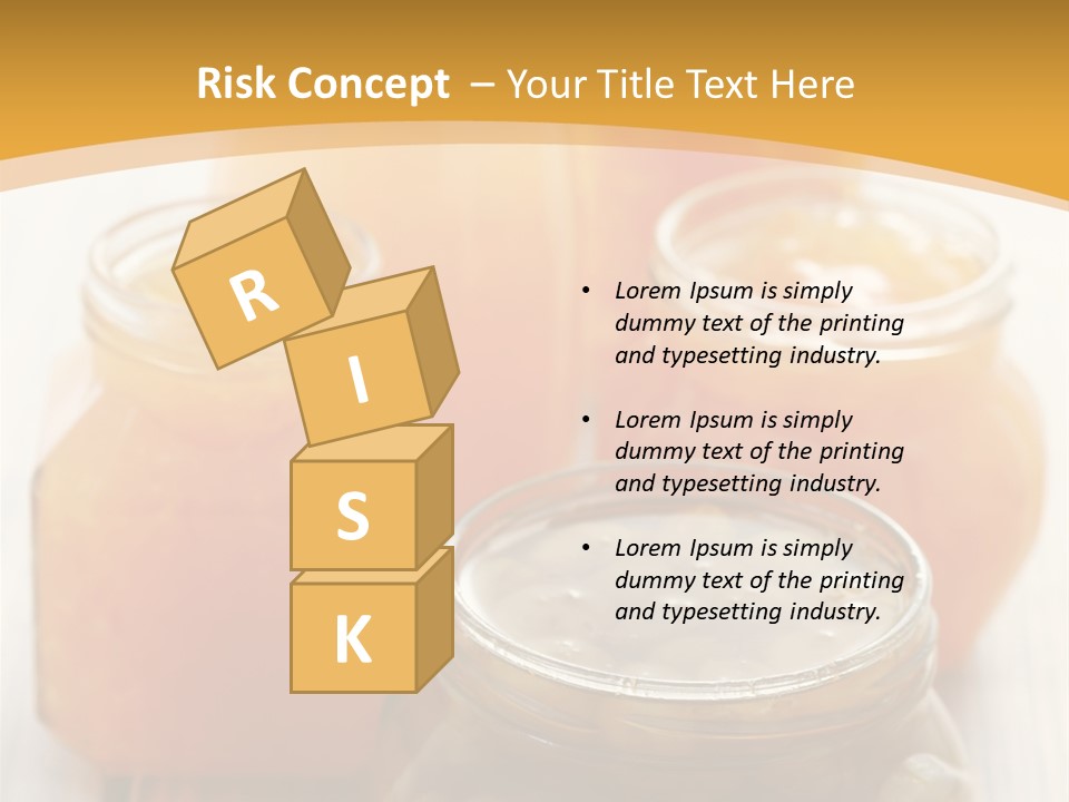 Fruity Jar Fruit PowerPoint Template