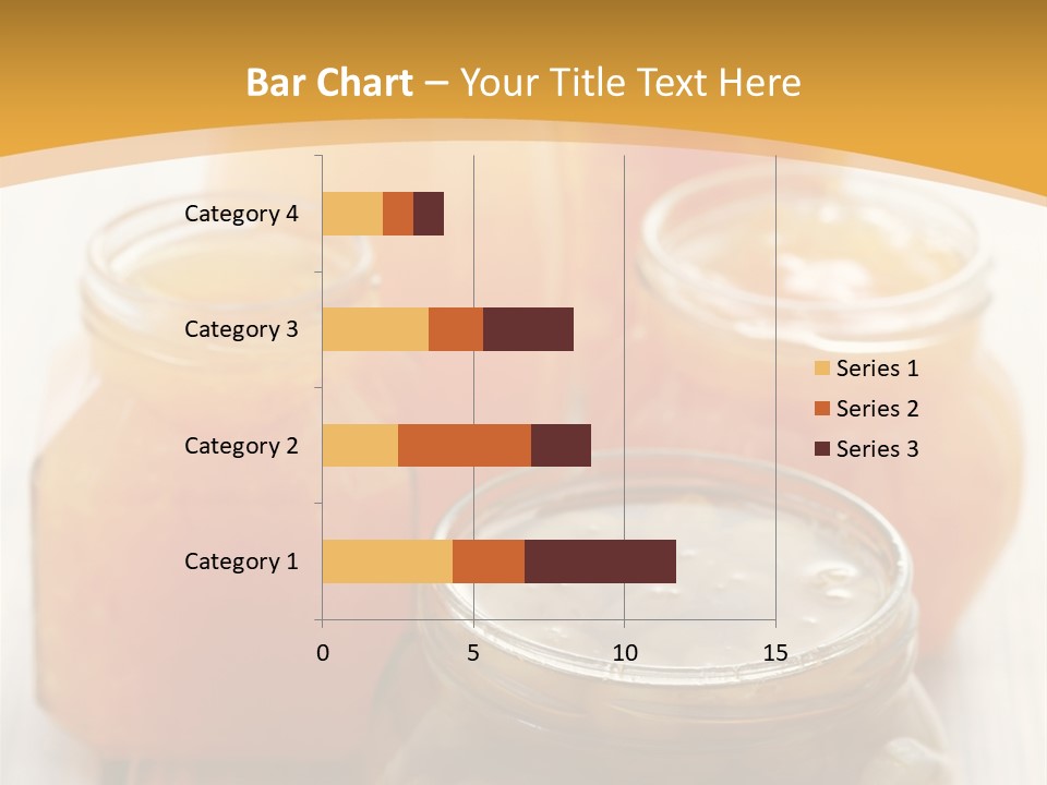 Fruity Jar Fruit PowerPoint Template