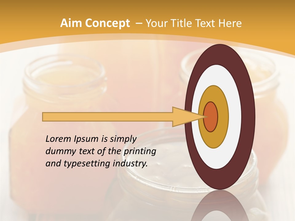 Fruity Jar Fruit PowerPoint Template