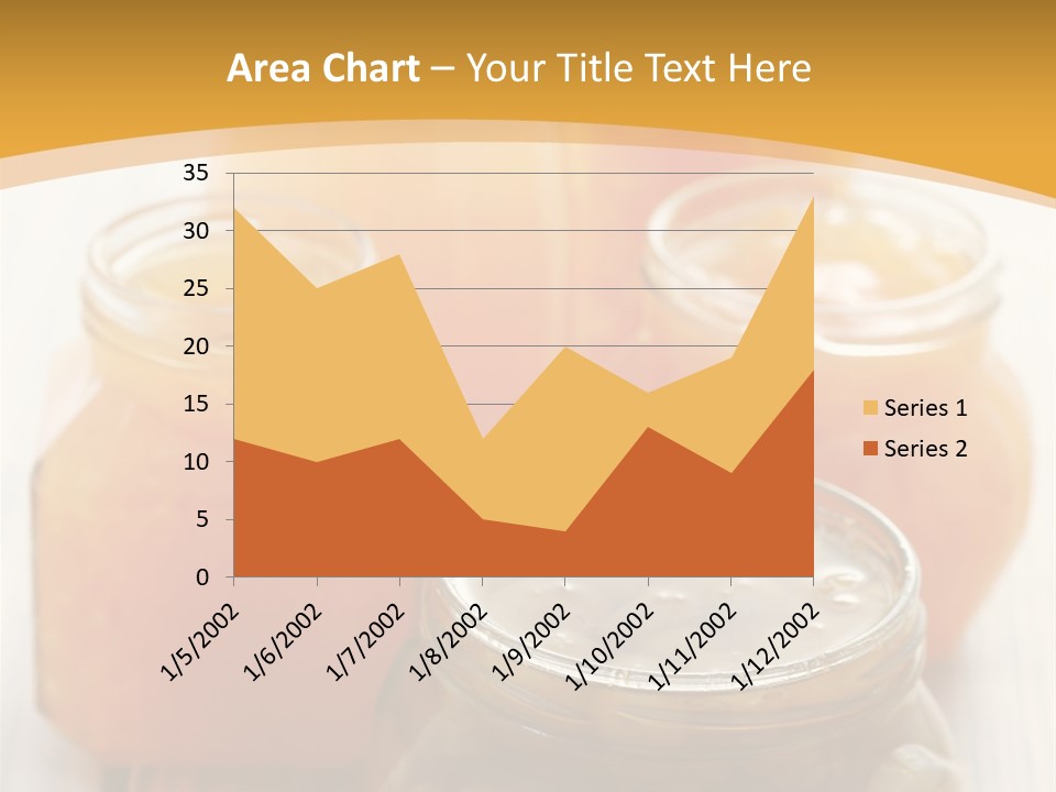 Fruity Jar Fruit PowerPoint Template