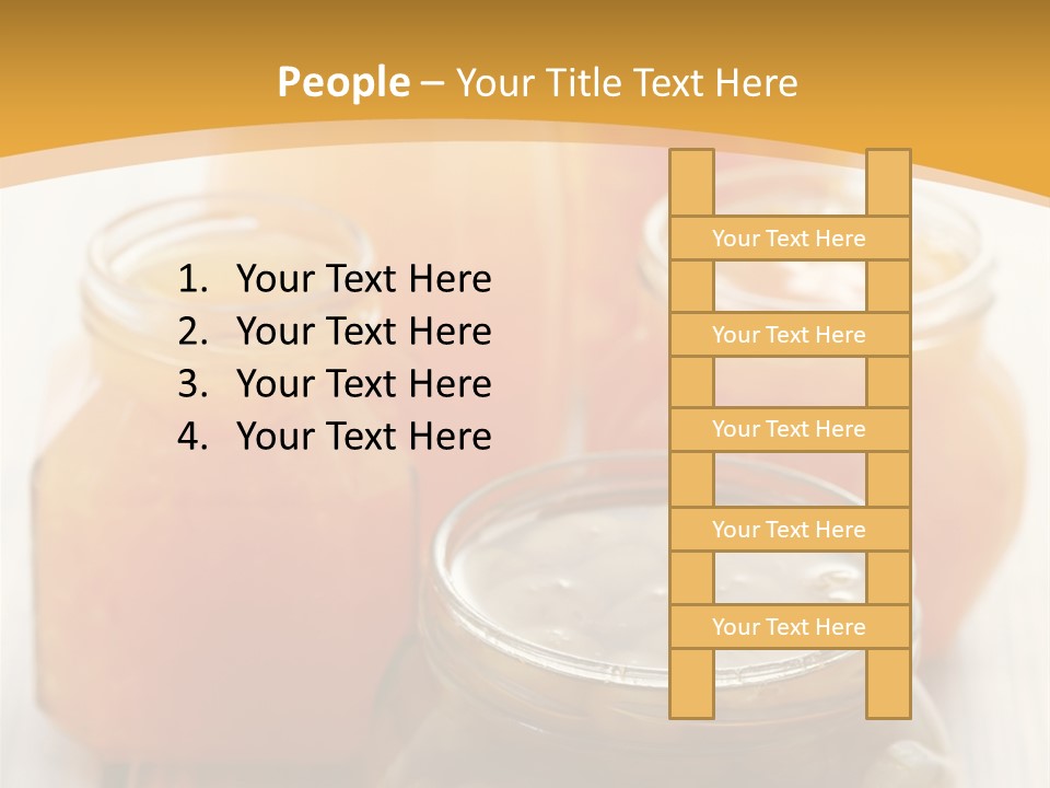 Fruity Jar Fruit PowerPoint Template