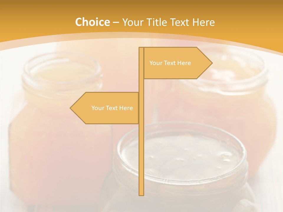 Fruity Jar Fruit PowerPoint Template