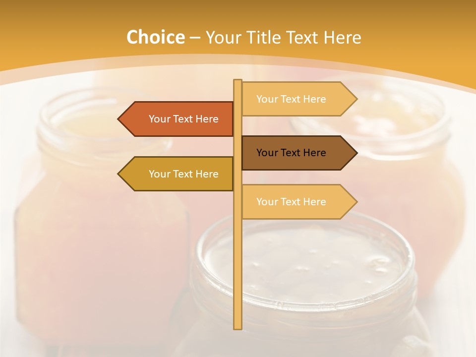 Fruity Jar Fruit PowerPoint Template