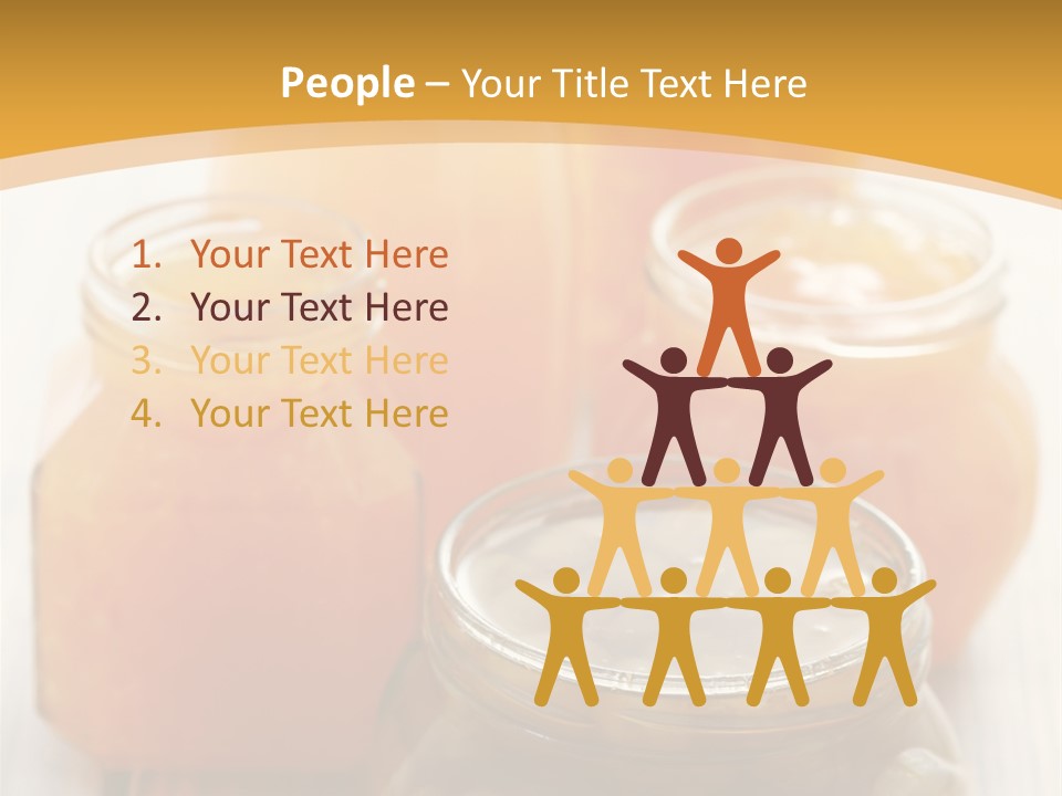 Fruity Jar Fruit PowerPoint Template