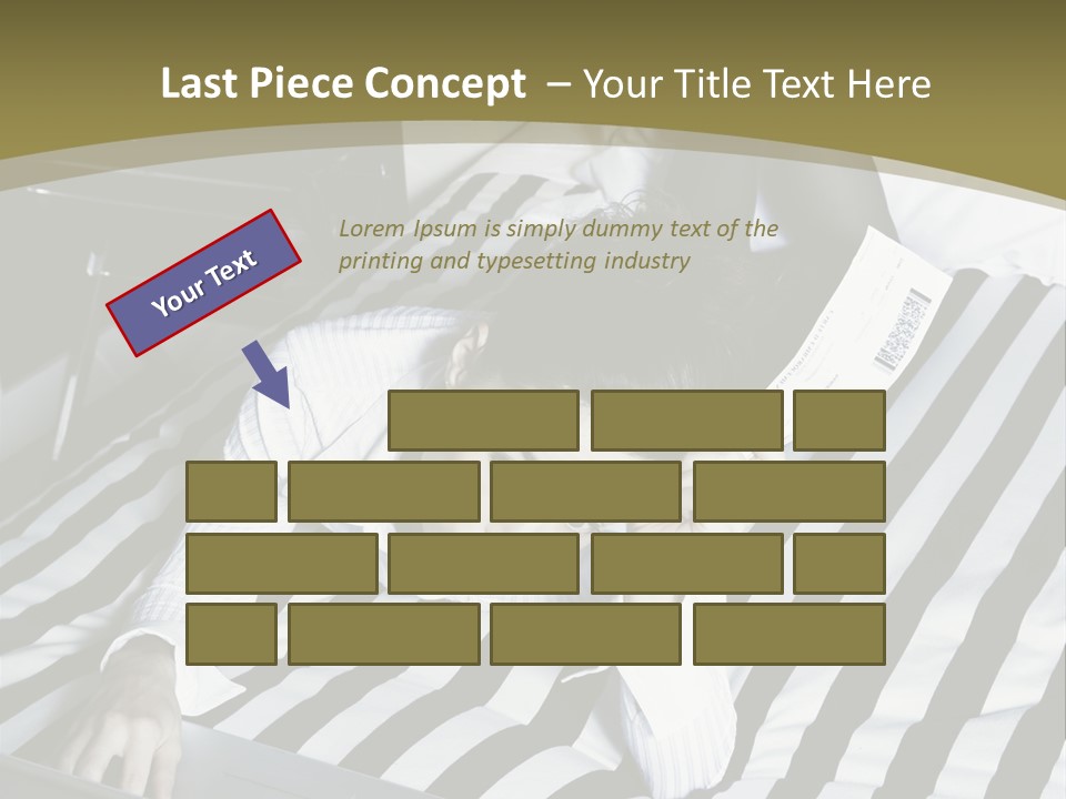 Cute Bedroom Skirt PowerPoint Template