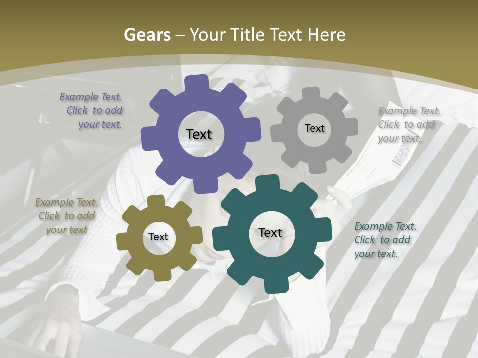 Cute Bedroom Skirt PowerPoint Template