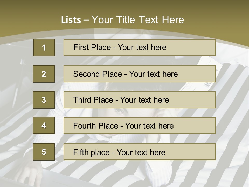 Cute Bedroom Skirt PowerPoint Template