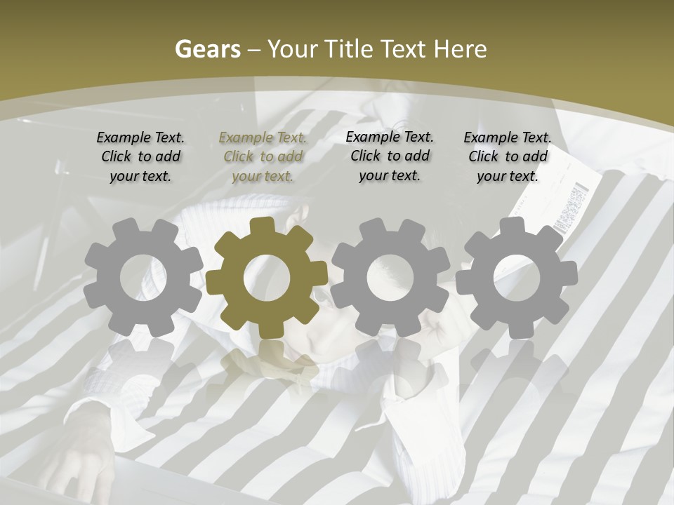 Cute Bedroom Skirt PowerPoint Template