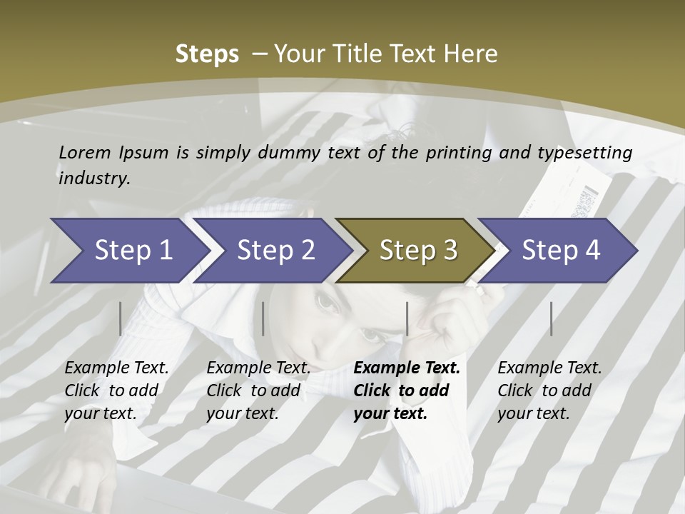 Cute Bedroom Skirt PowerPoint Template