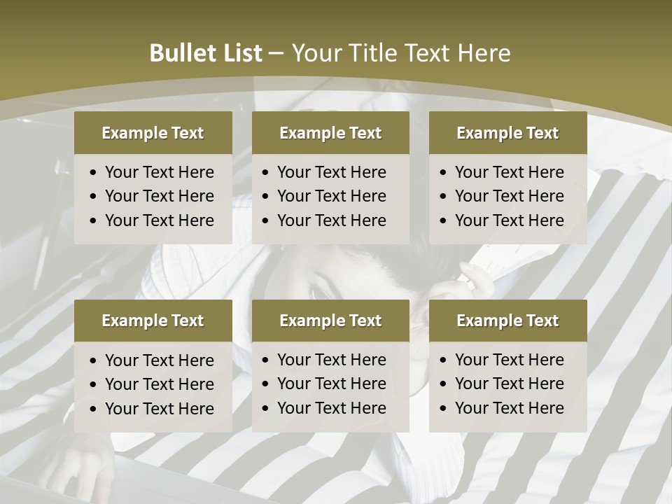 Cute Bedroom Skirt PowerPoint Template