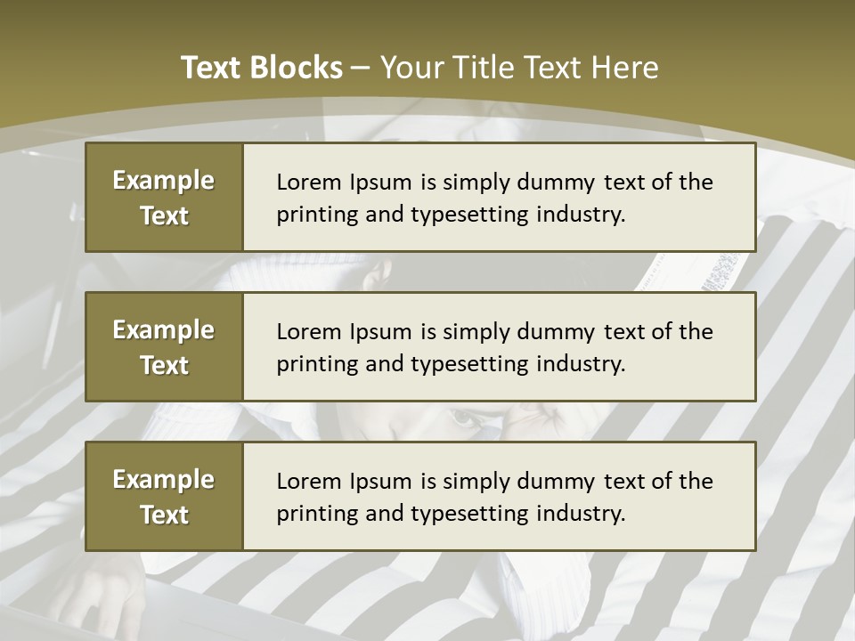 Cute Bedroom Skirt PowerPoint Template