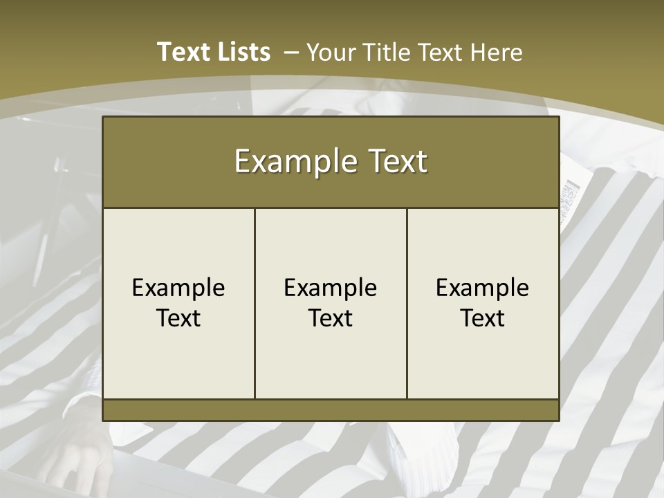 Cute Bedroom Skirt PowerPoint Template