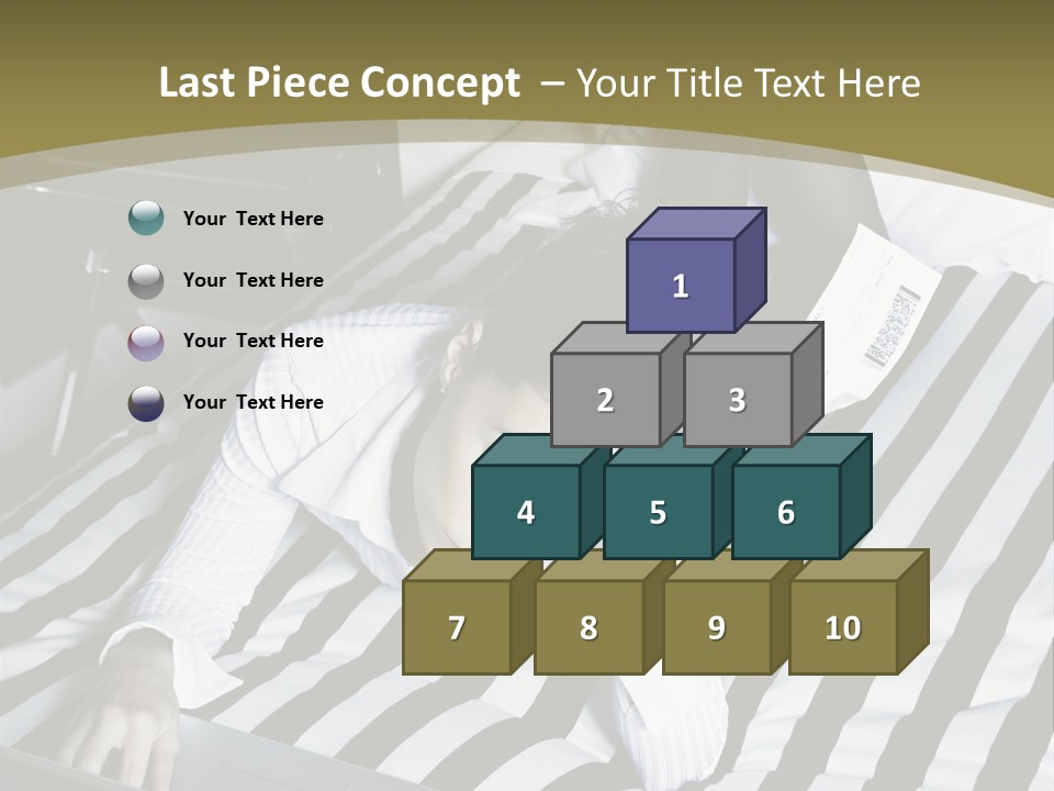 Cute Bedroom Skirt PowerPoint Template