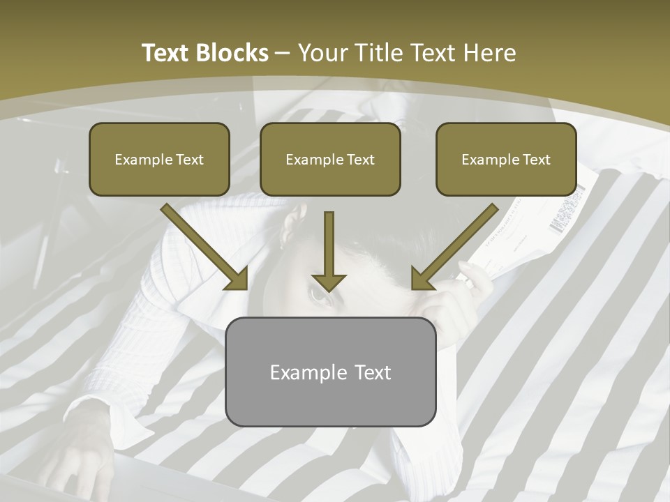 Cute Bedroom Skirt PowerPoint Template
