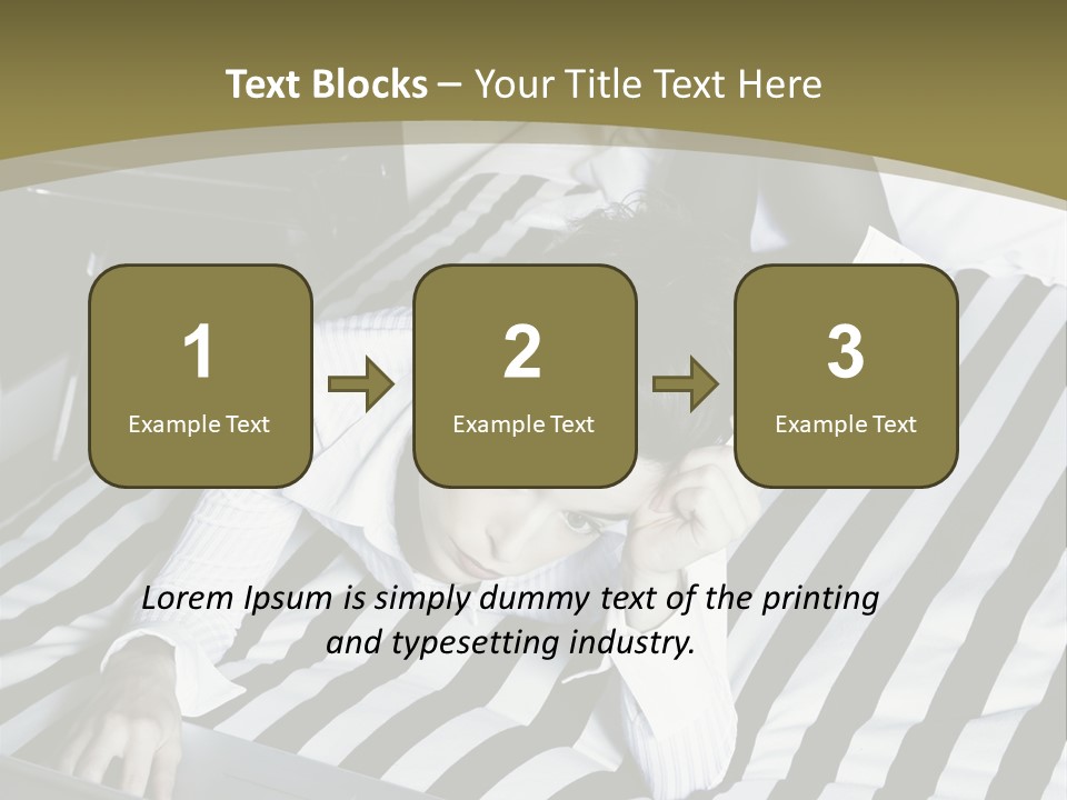 Cute Bedroom Skirt PowerPoint Template