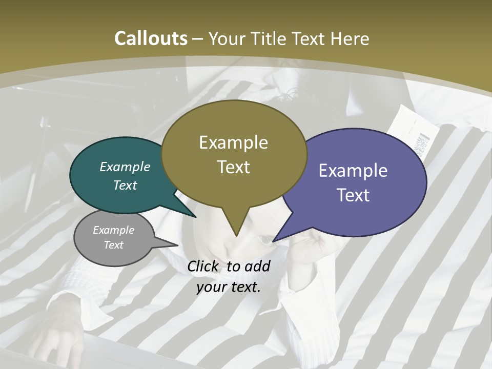 Cute Bedroom Skirt PowerPoint Template