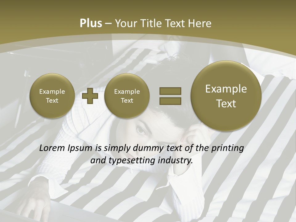 Cute Bedroom Skirt PowerPoint Template