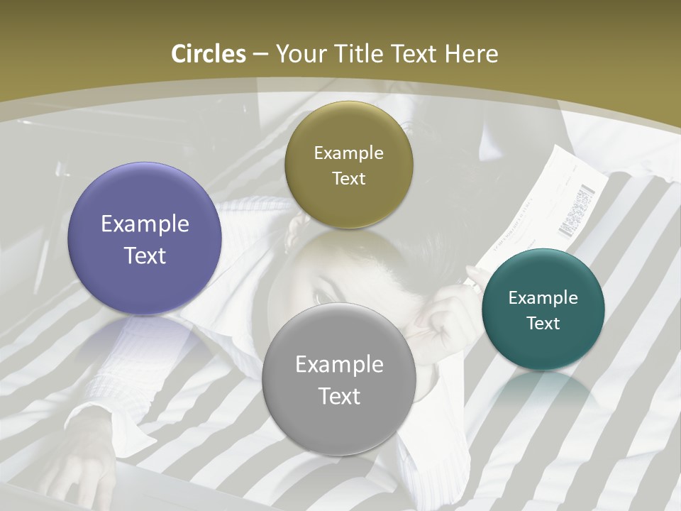 Cute Bedroom Skirt PowerPoint Template