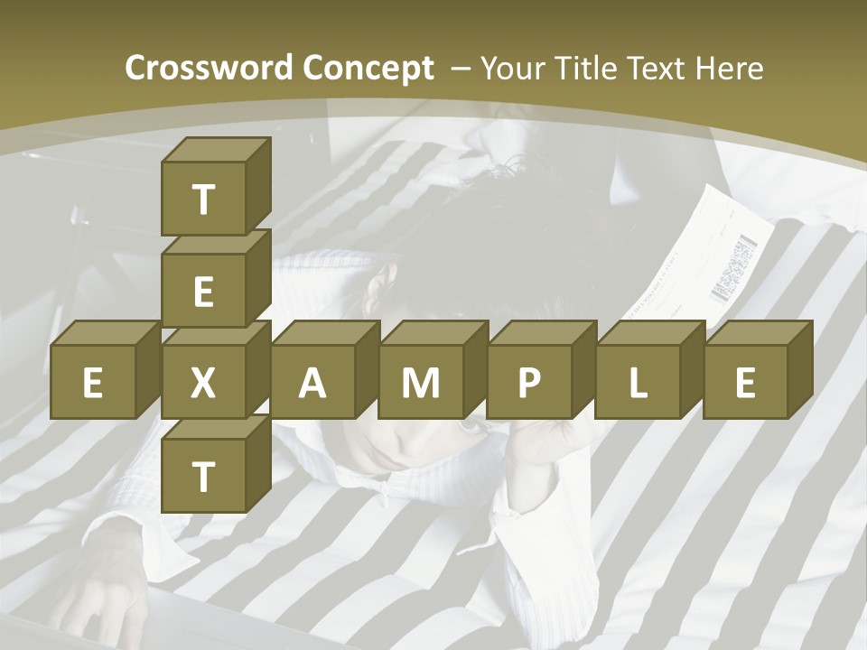 Cute Bedroom Skirt PowerPoint Template