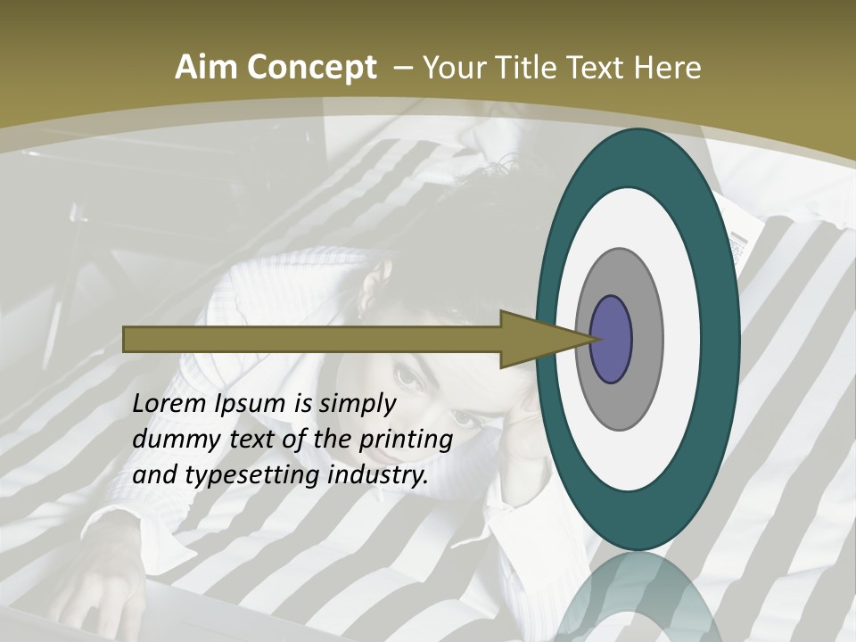 Cute Bedroom Skirt PowerPoint Template