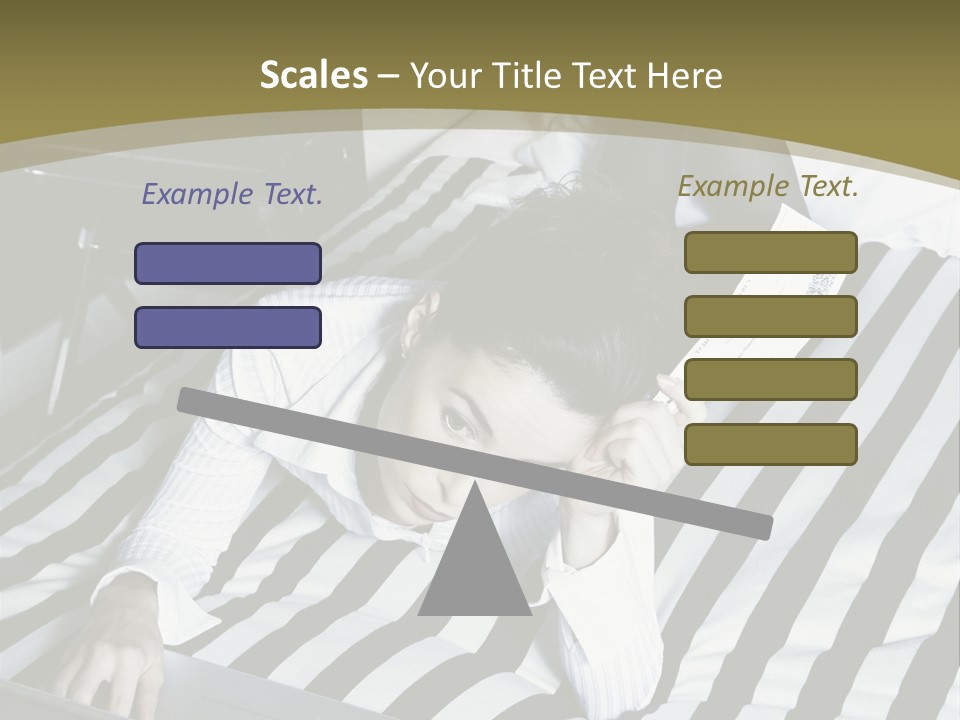 Cute Bedroom Skirt PowerPoint Template