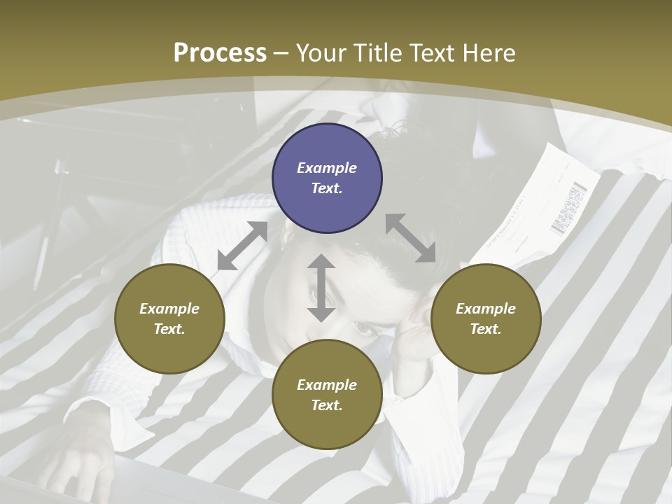 Cute Bedroom Skirt PowerPoint Template