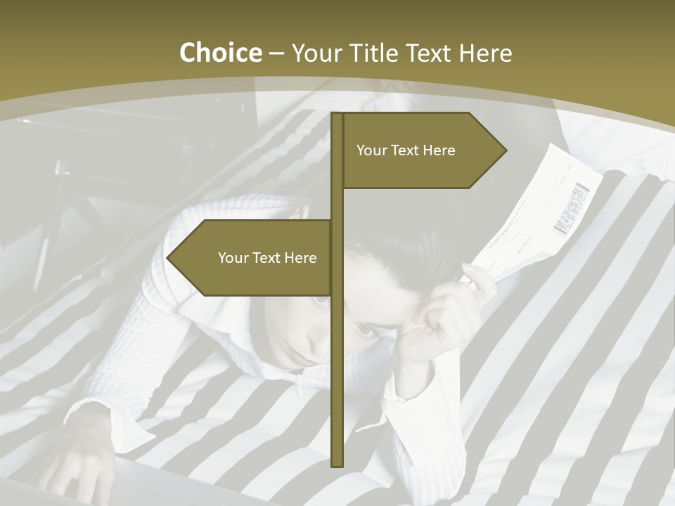 Cute Bedroom Skirt PowerPoint Template