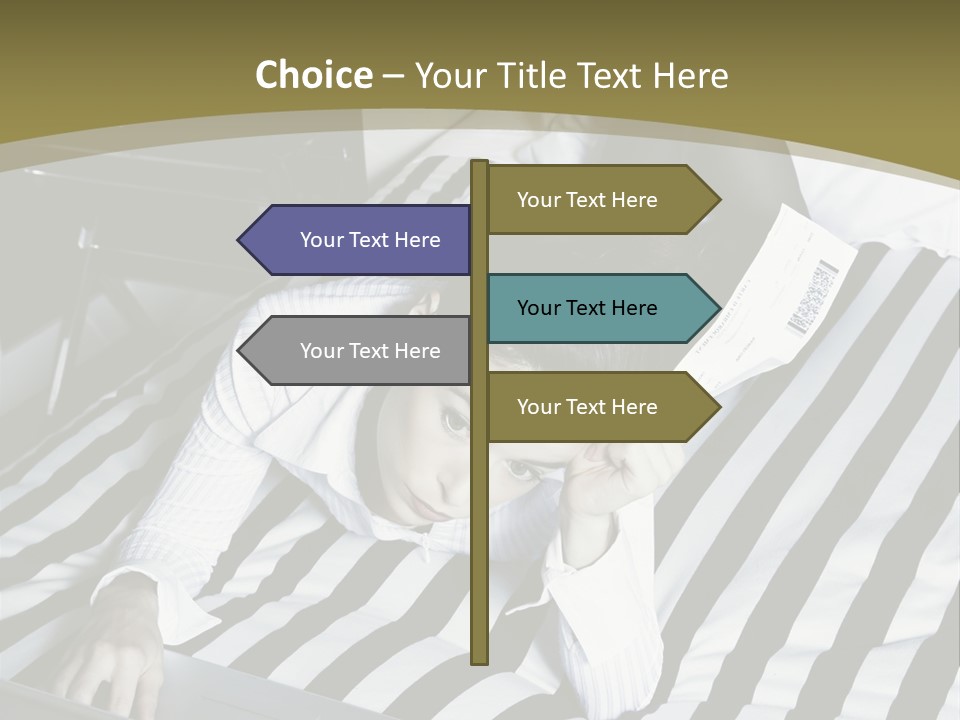 Cute Bedroom Skirt PowerPoint Template