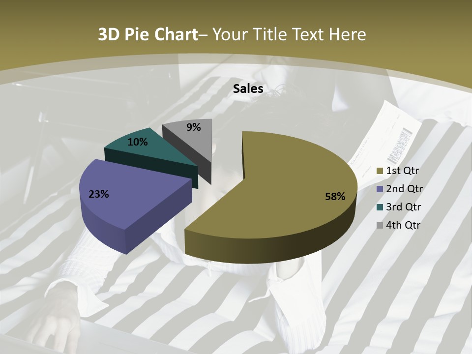 Cute Bedroom Skirt PowerPoint Template