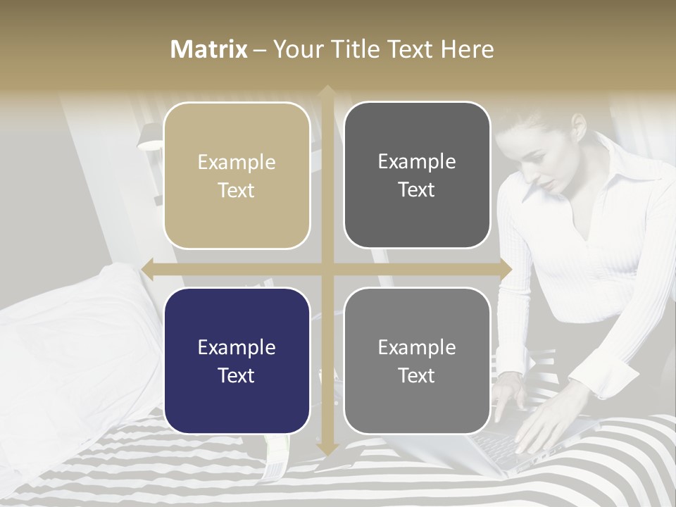 Cute Bedroom Surfing PowerPoint Template