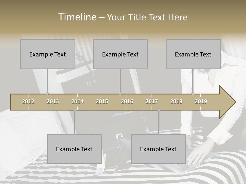 Cute Bedroom Surfing PowerPoint Template