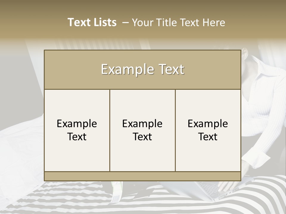 Cute Bedroom Surfing PowerPoint Template