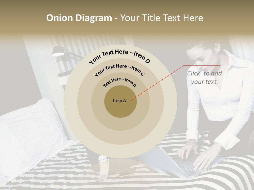 Cute Bedroom Surfing PowerPoint Template